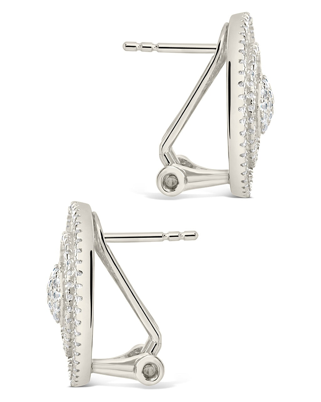 Sandy Circle Studs Earring Sterling Forever 