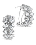 Lena CZ Hoop Earrings - Sterling Forever