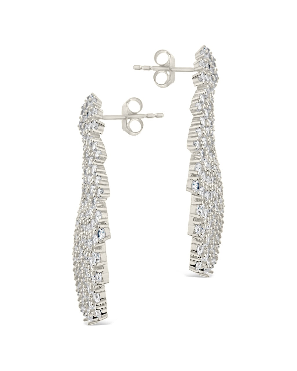 Viola Statement Studs Earring Sterling Forever 