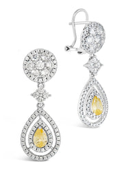 Jennifer Drop Studs Earring Sterling Forever Silver 