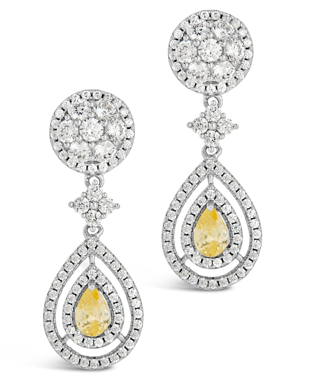 Jennifer Drop Studs Earring Sterling Forever 