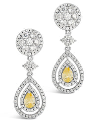Jennifer Drop Studs Earring Sterling Forever 