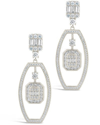 Kendall Drop Studs Earring Sterling Forever 