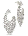 Priscilla Statement Studs Earring Sterling Forever Silver 