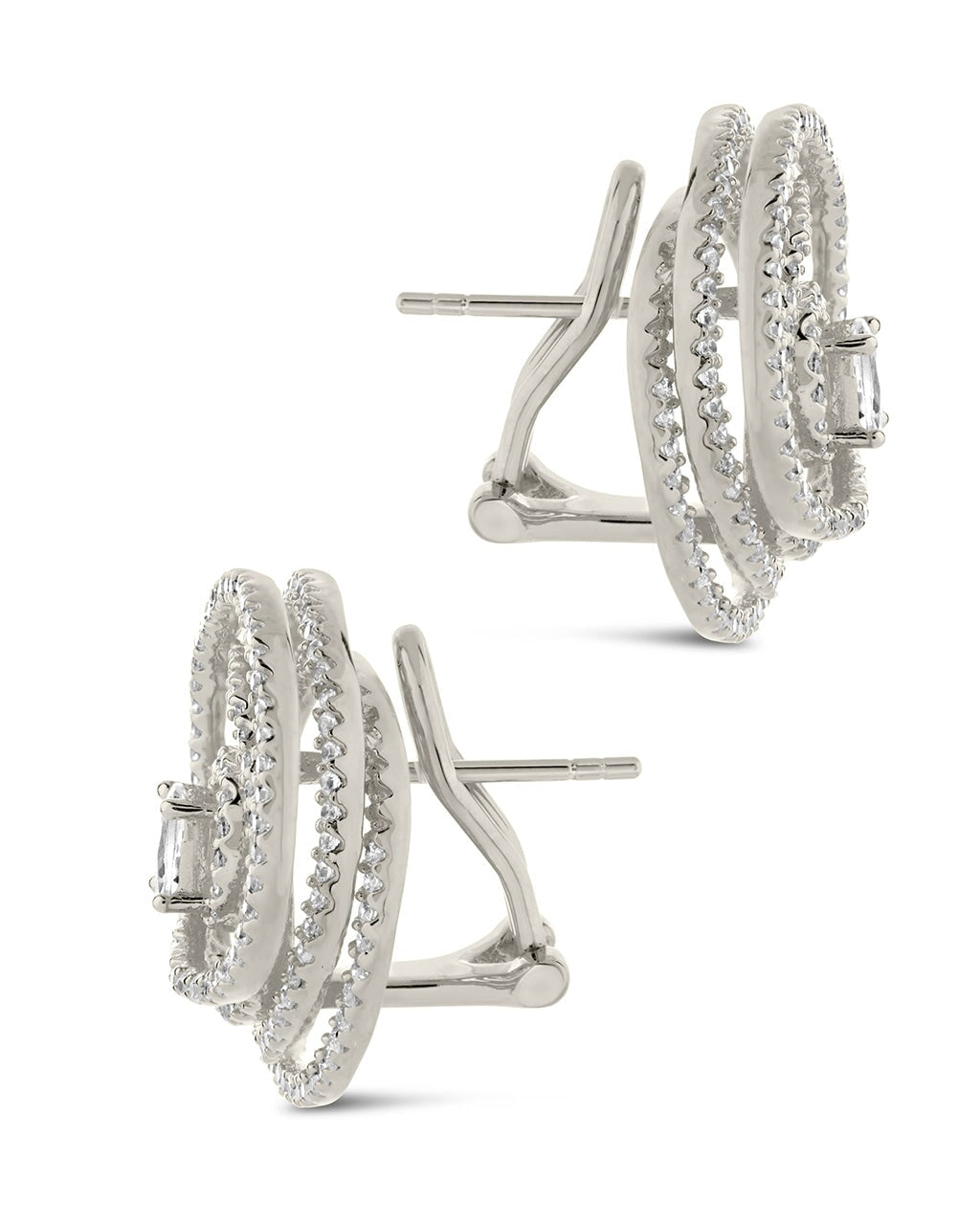 Elle Circle Studs Earring Sterling Forever 