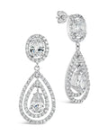 Cheyenne Drop Studs Earring Sterling Forever Silver 