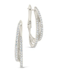 Kyle CZ Hoop Earrings - Sterling Forever