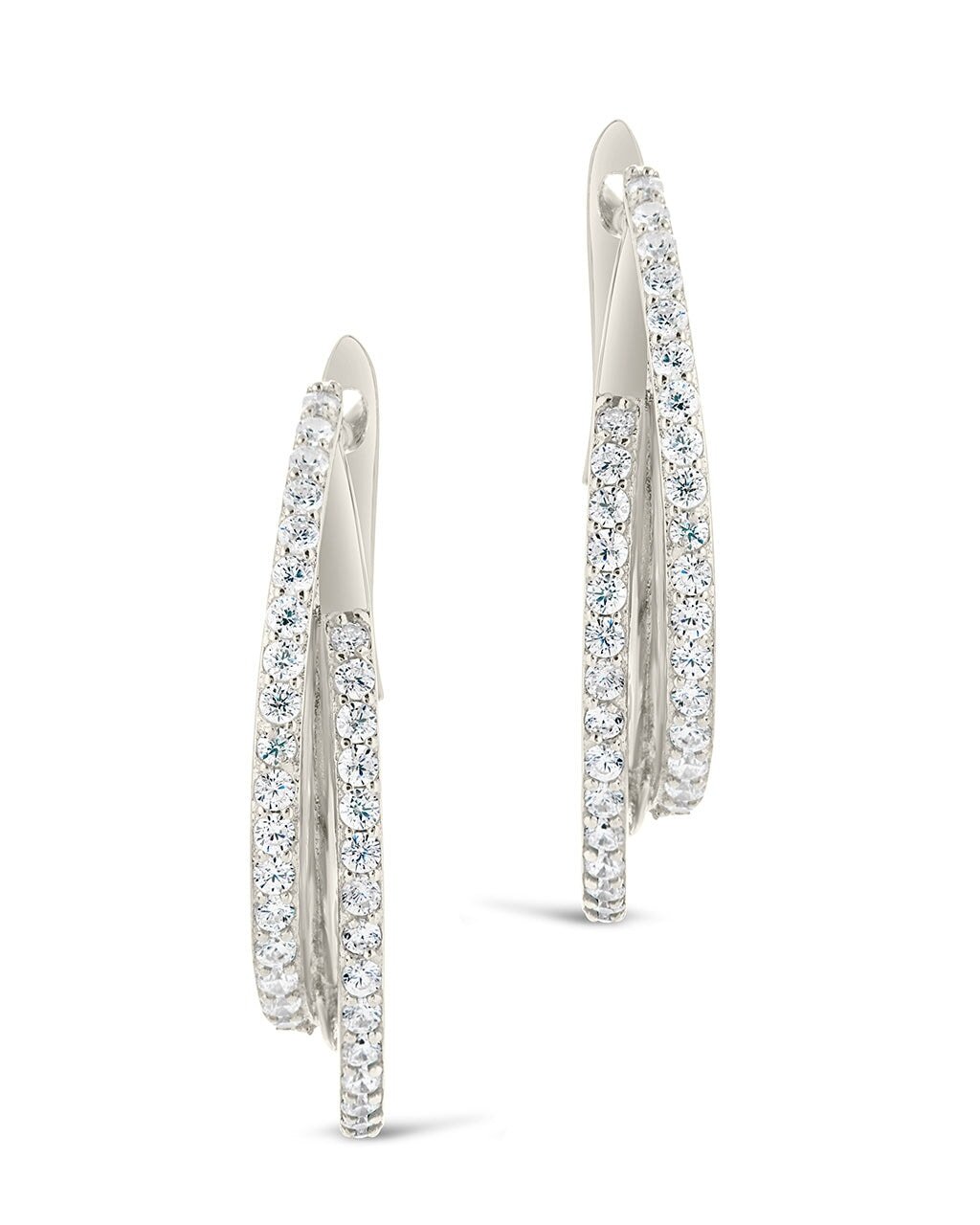 Kyle Hoops Earring Sterling Forever 