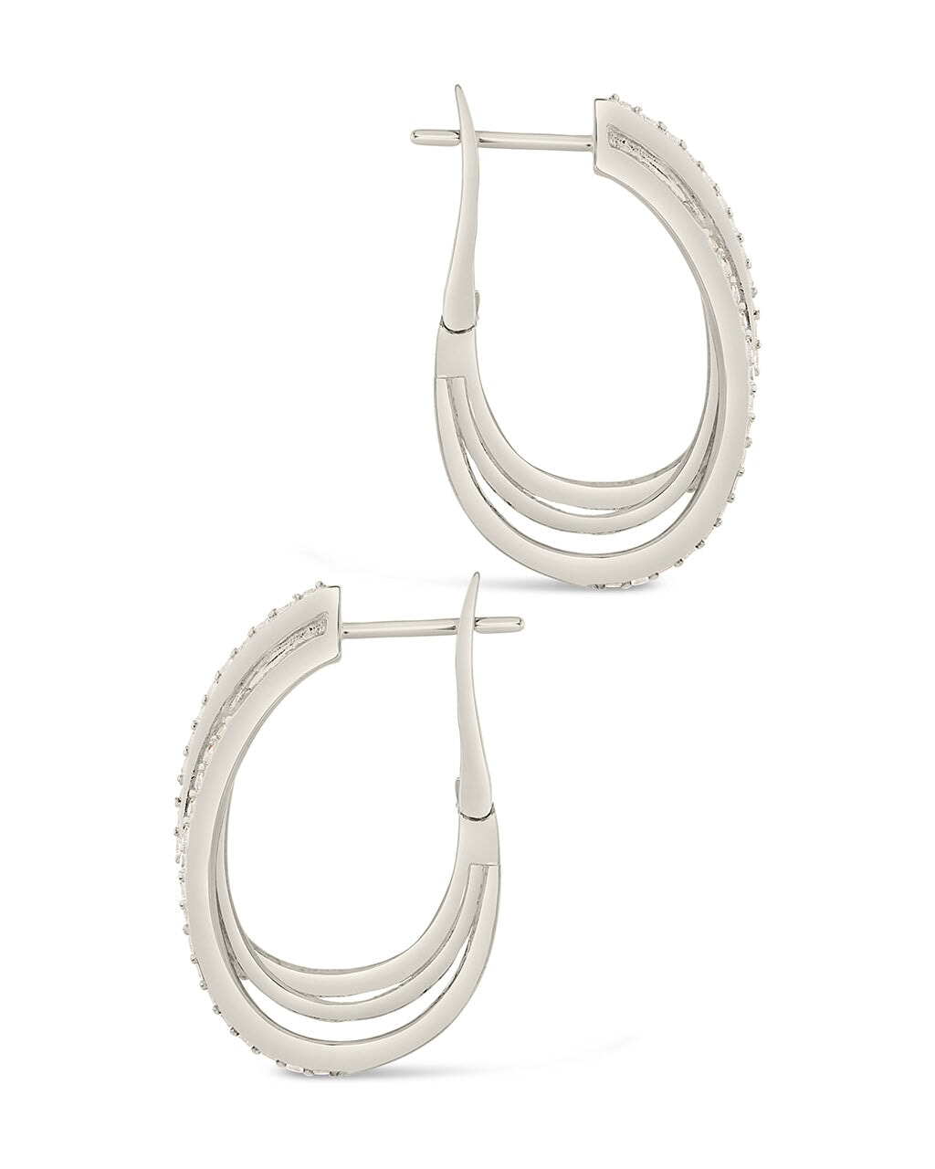 Kyle Hoops Earring Sterling Forever 