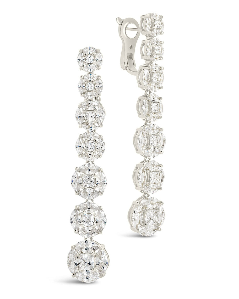 LeAnn Drop Studs Earring Sterling Forever Silver 