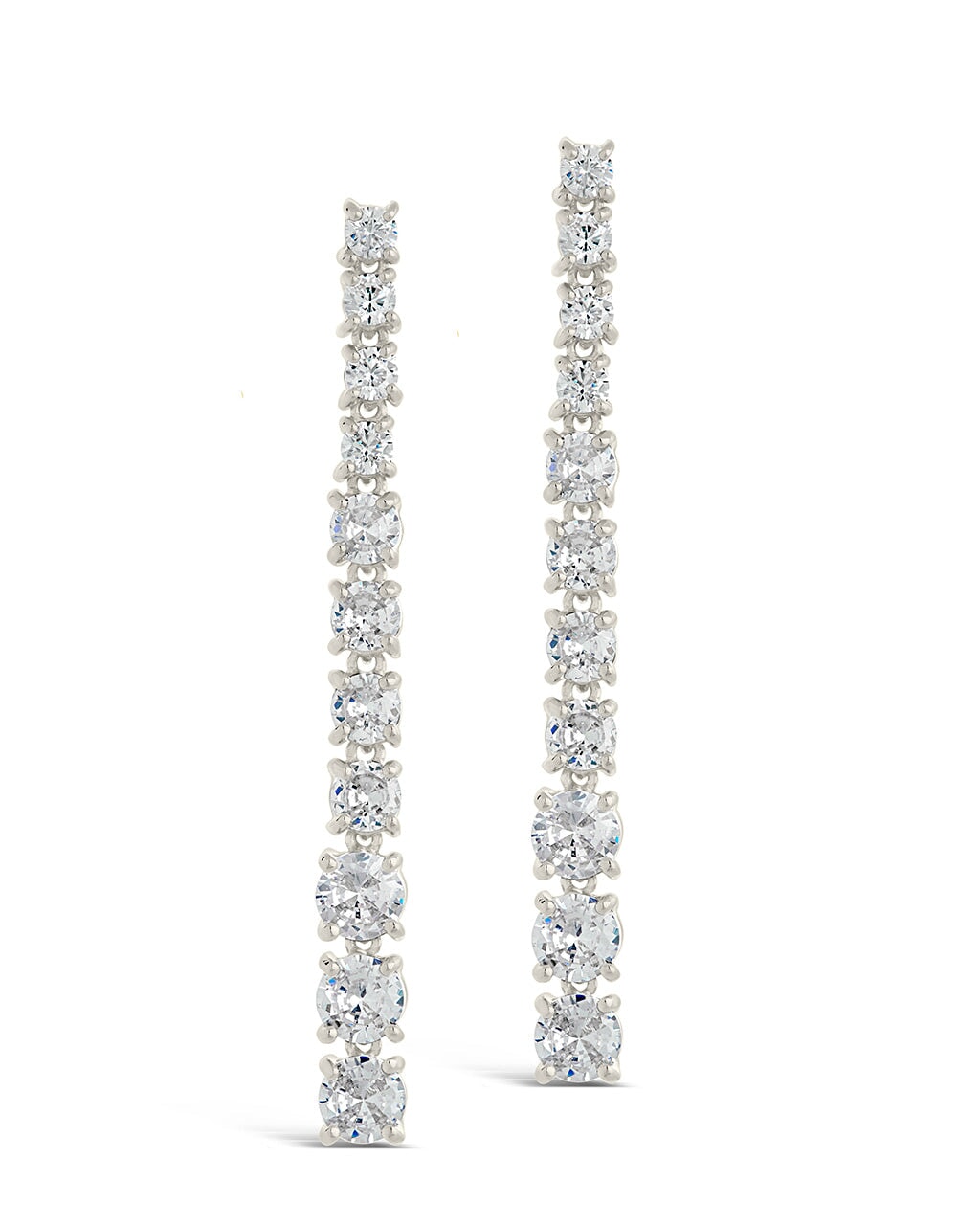 Natasha Drop Studs Earring Sterling Forever 
