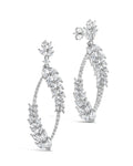 Gail Statement CZ Drop Earrings - Sterling Forever
