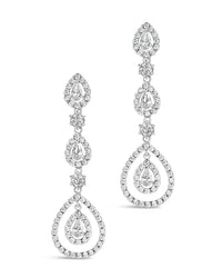Meryl CZ Drop Earrings - Sterling Forever