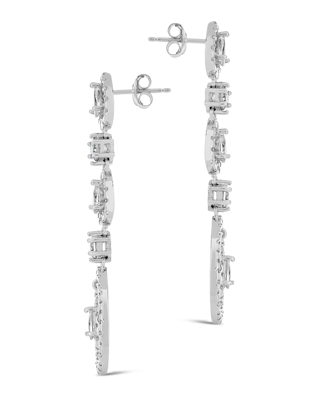 Meryl CZ Drop Earrings - Sterling Forever
