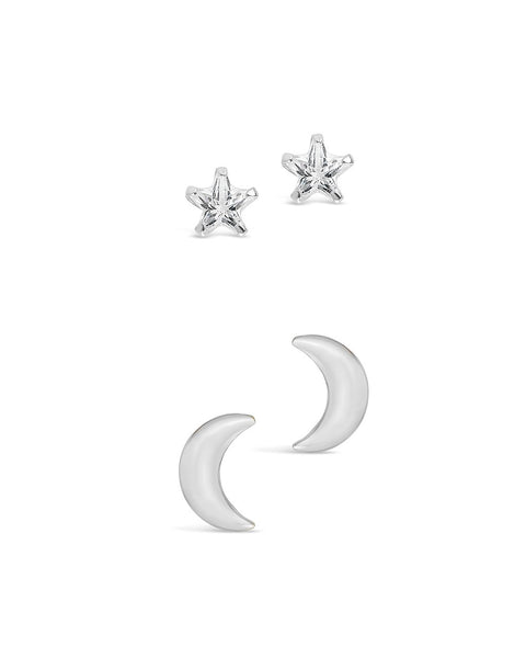 ★ TATIANA★ Silver 925 Crescent Clear Quartz Earrings EC32 MUSINSA | TATIANA (Silver 925) Crescent Clear Quartz