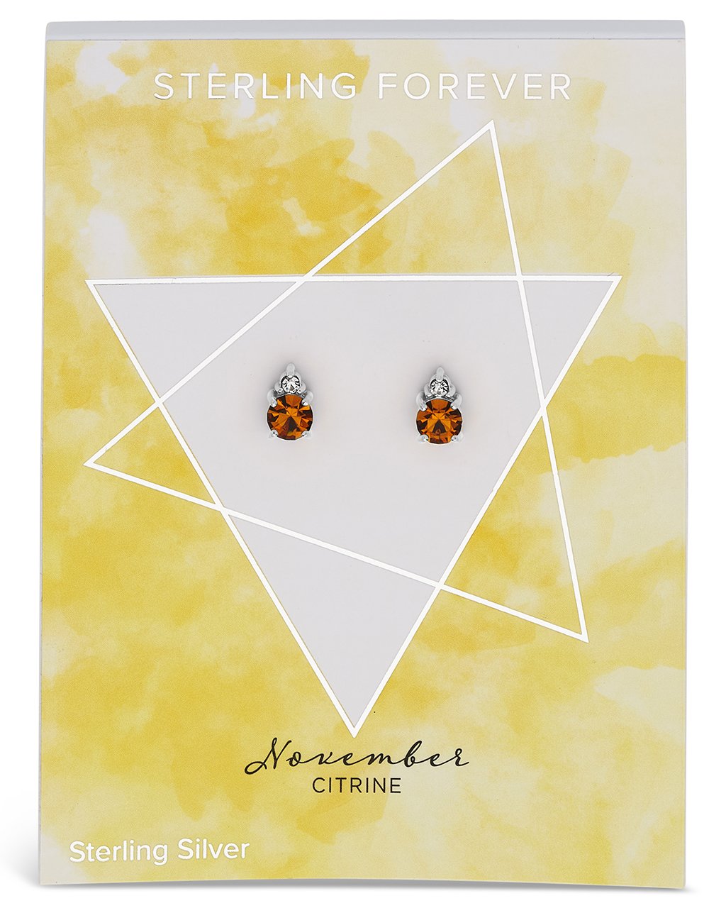 Sterling Silver Birthstone Studs Earring Sterling Forever 