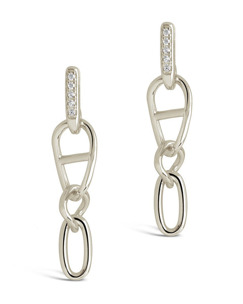 Sterling Silver Chicago Dangle Stud Earrings – Sterling Forever