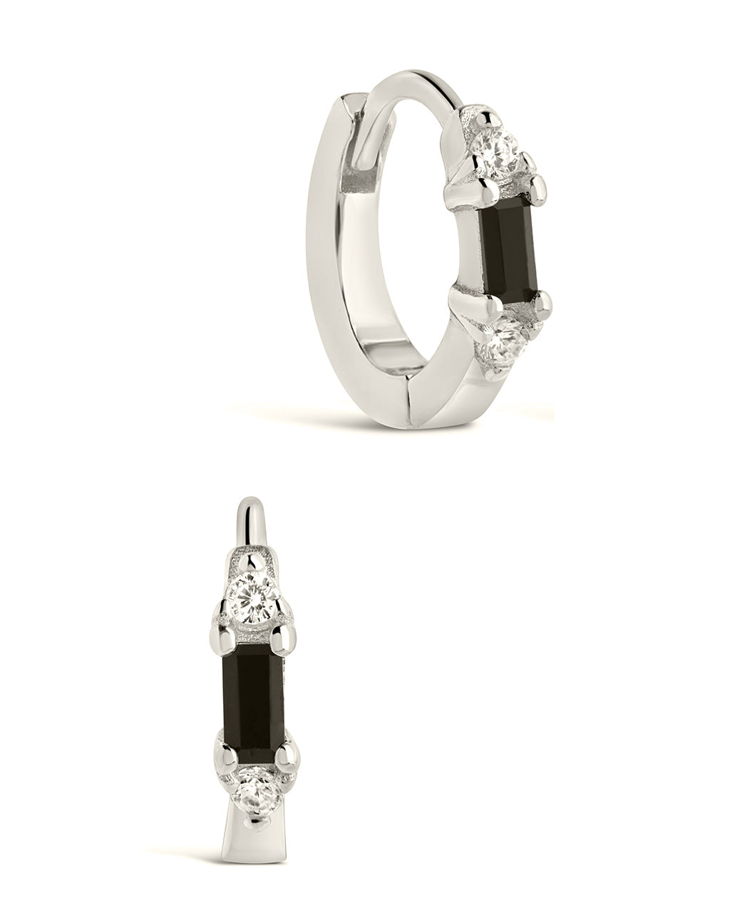 Hadley Micro Hoops Earring Sterling Forever Silver 