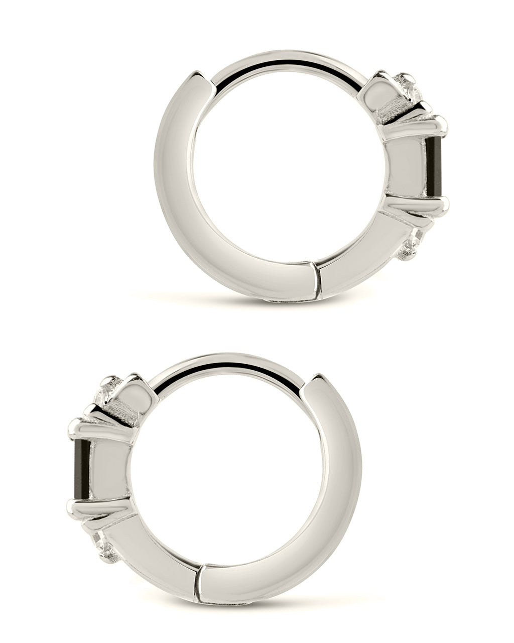 Hadley Micro Hoops Earring Sterling Forever 