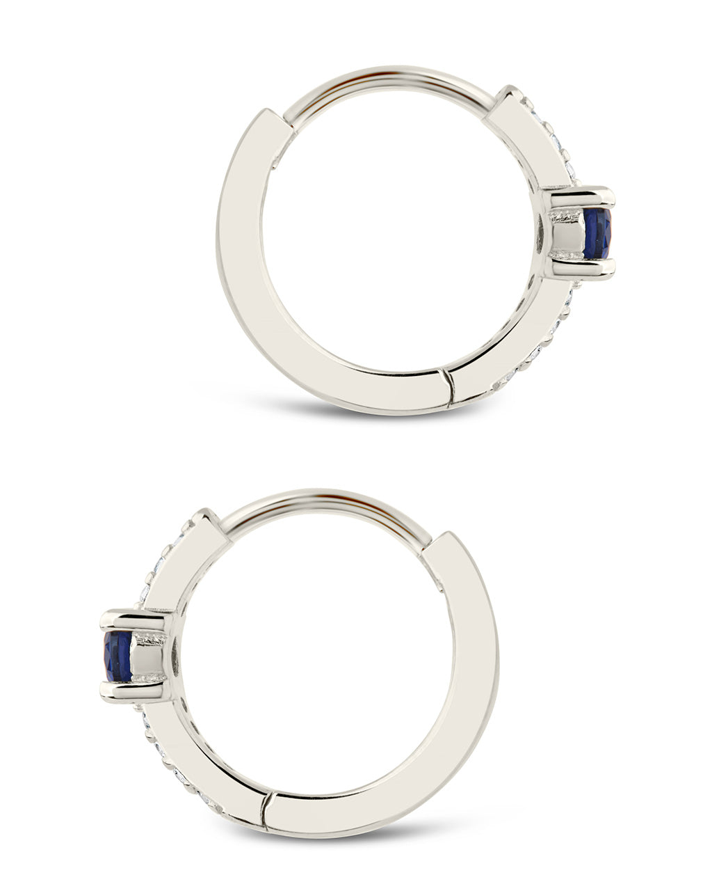 Enzo Micro Hoops Earring Sterling Forever 