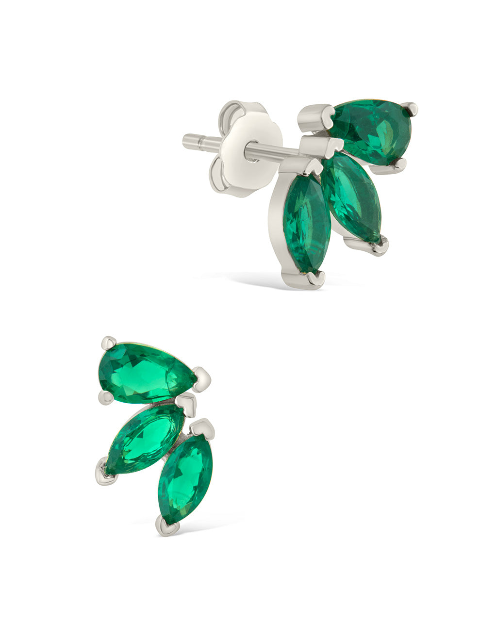 Nora CZ Studs Earring Sterling Forever Silver 
