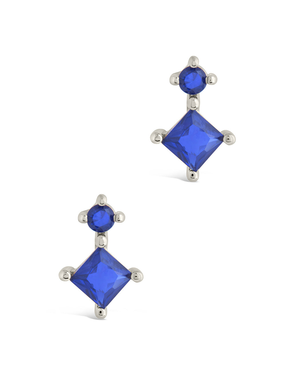 Stella CZ Drop Studs Earring Sterling Forever 