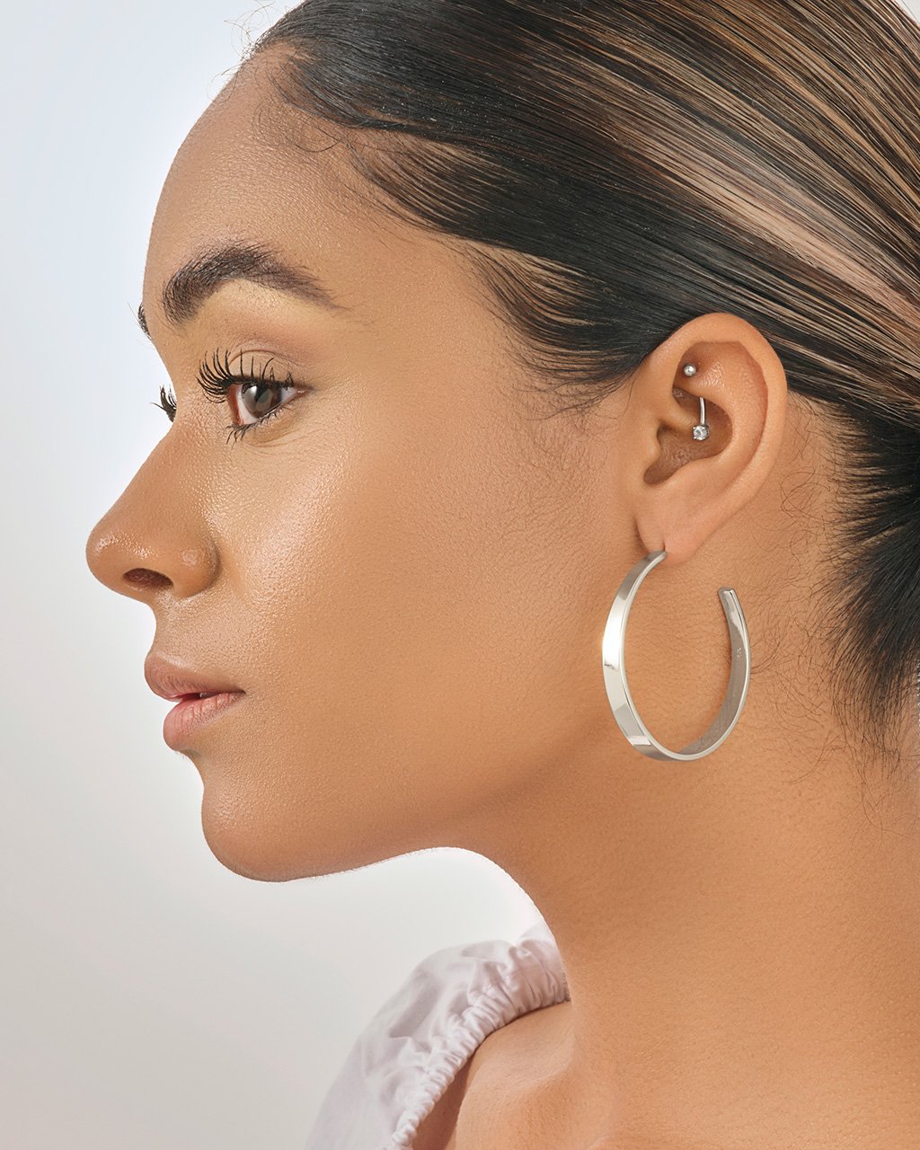 Graduating Hoop Earrings Earring Sterling Forever 