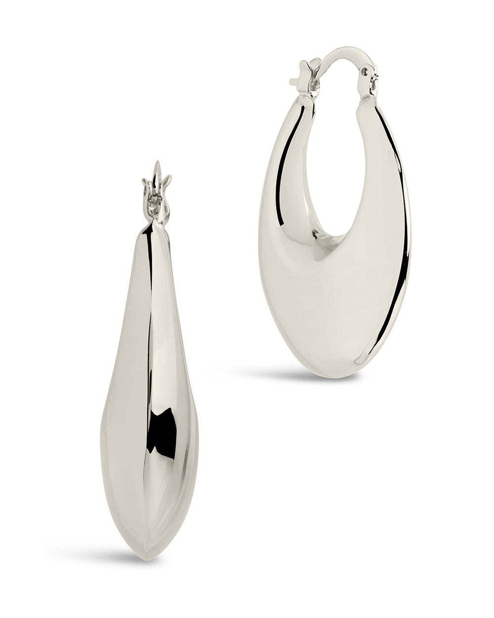 Capri Hoops Earring Sterling Forever Silver 