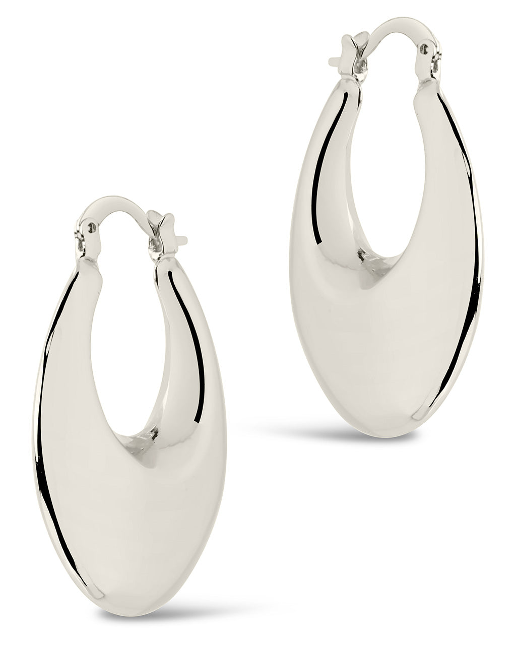 Capri Hoops Earring Sterling Forever 