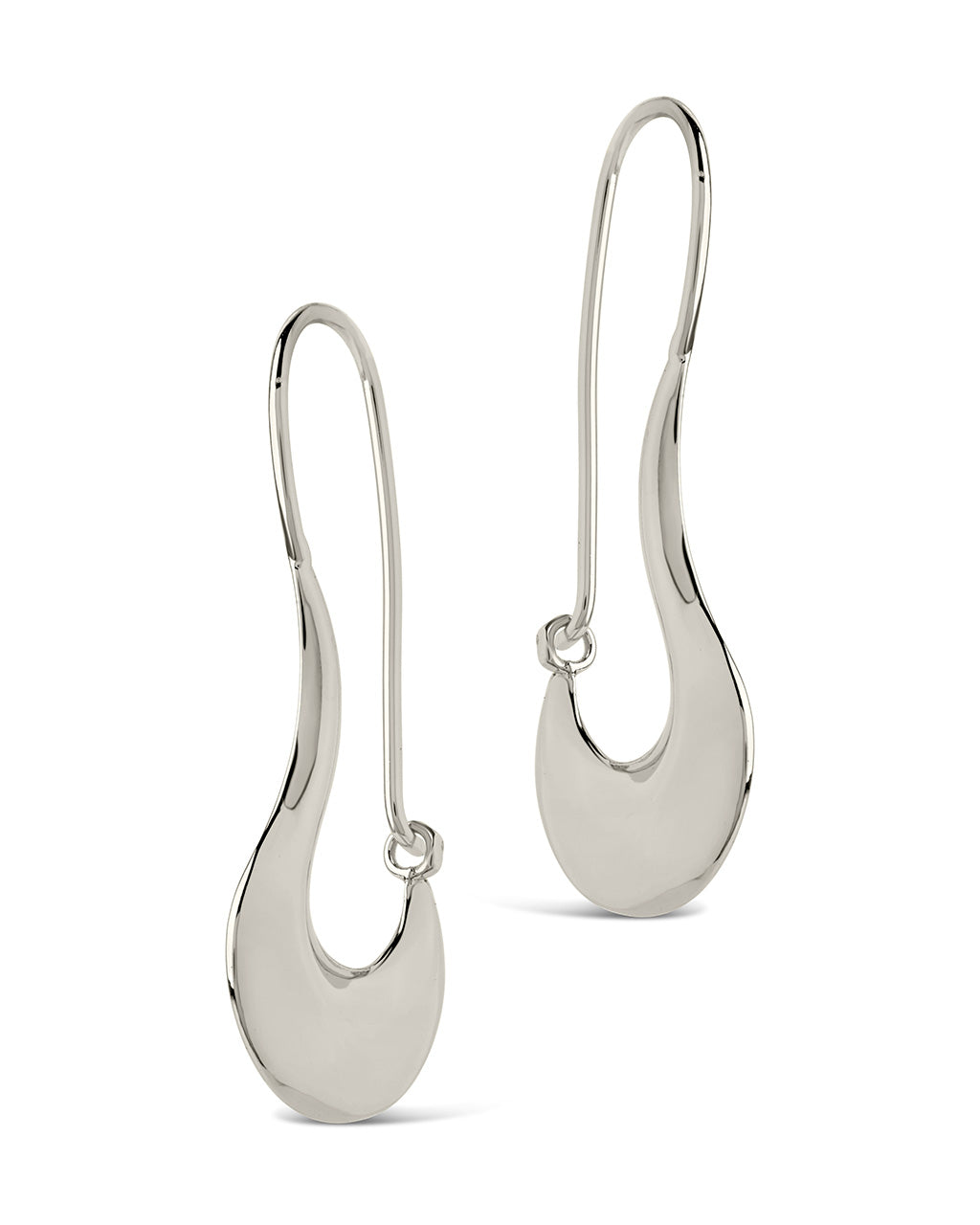 Dream Drop Hoops Earring Sterling Forever 