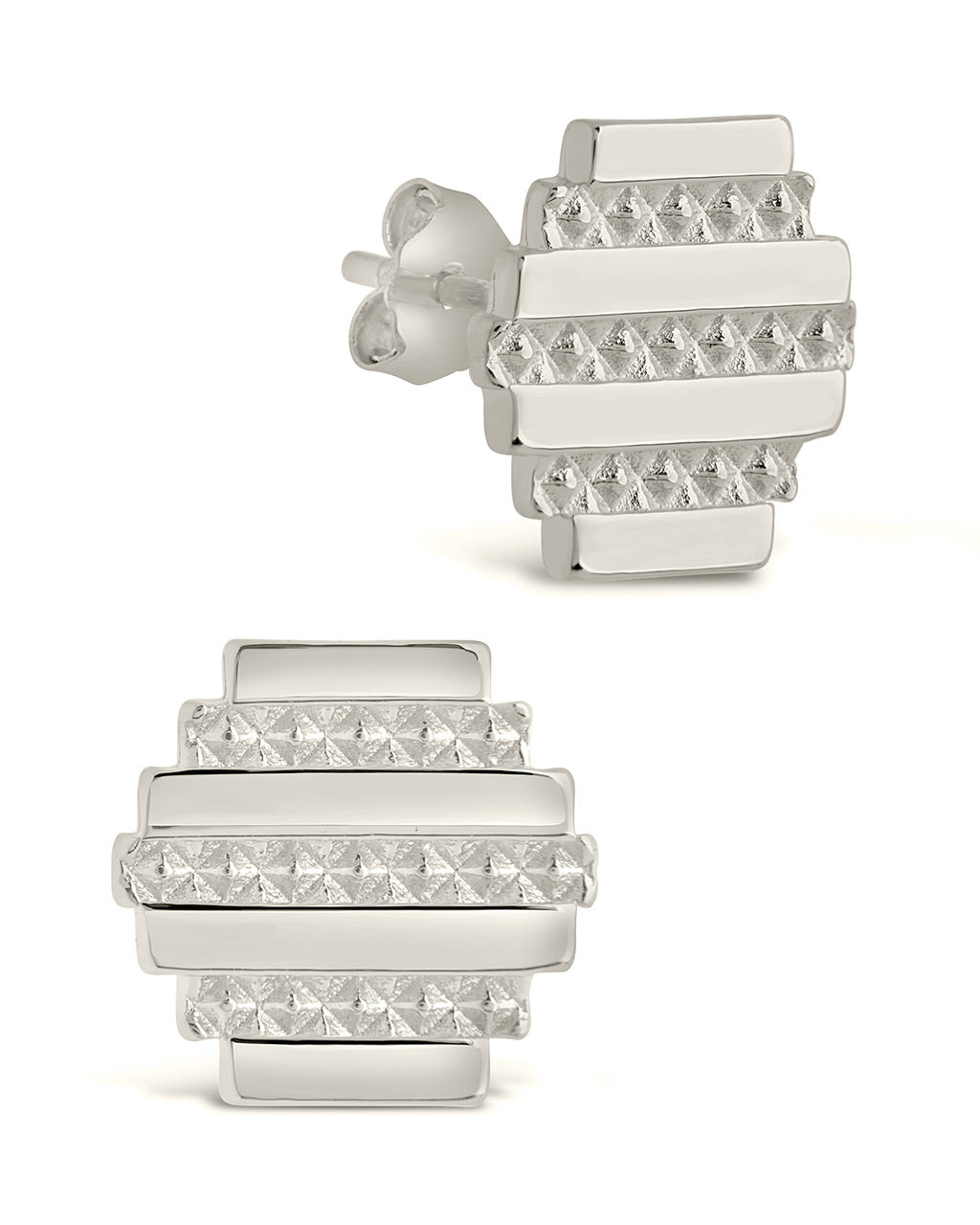 Sezia Studs Earring Sterling Forever Silver 