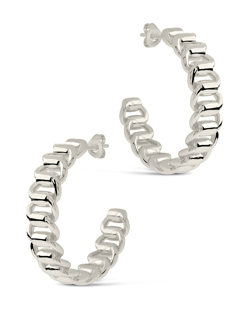 Zaylee Hoops Earring Sterling Forever 