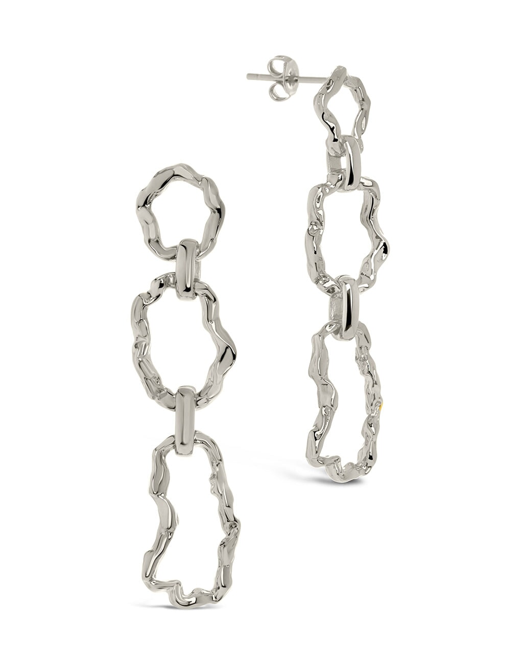 Ira Drop Earrings Earring Sterling Forever Silver 