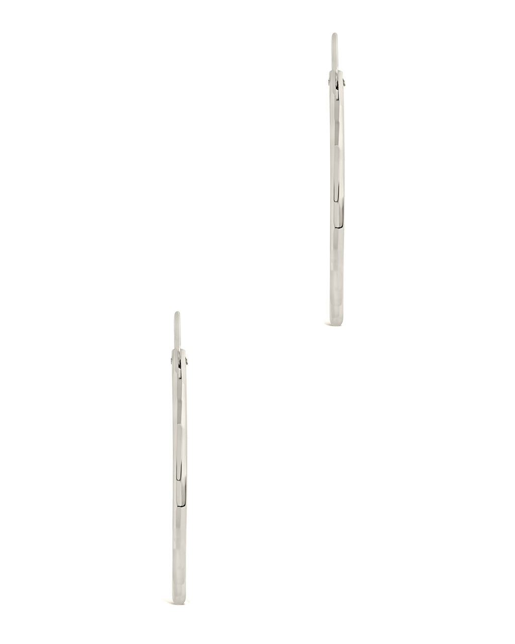 Gloria Hoops Earring Sterling Forever 