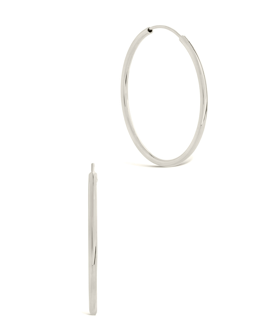 Lucy Hoops Earring Sterling Forever Silver 