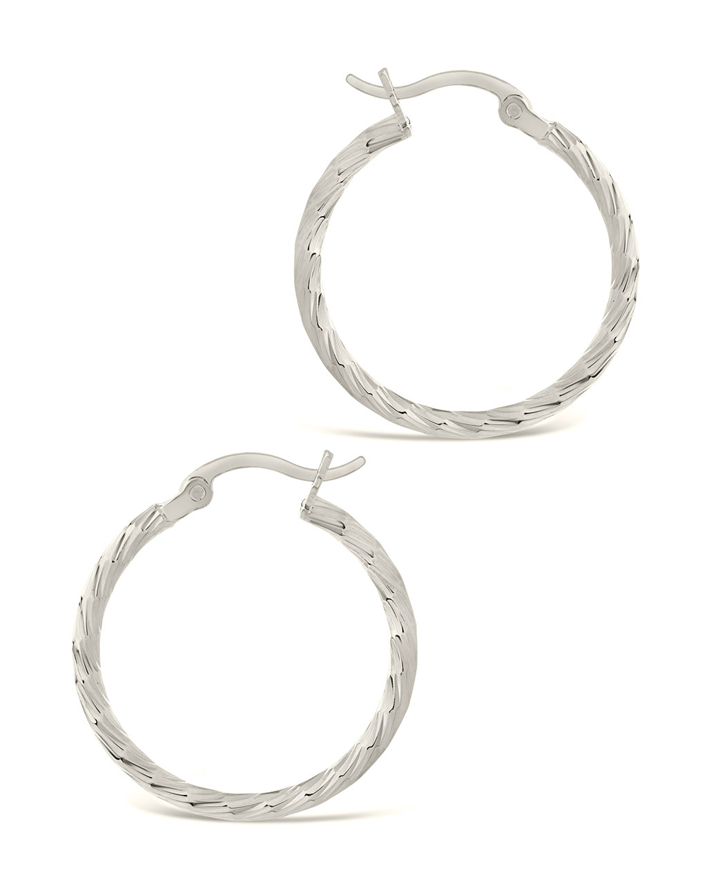 Anita Hoops Earring Sterling Forever 