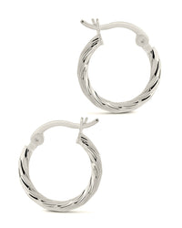 Anita Hoops Earring Sterling Forever 