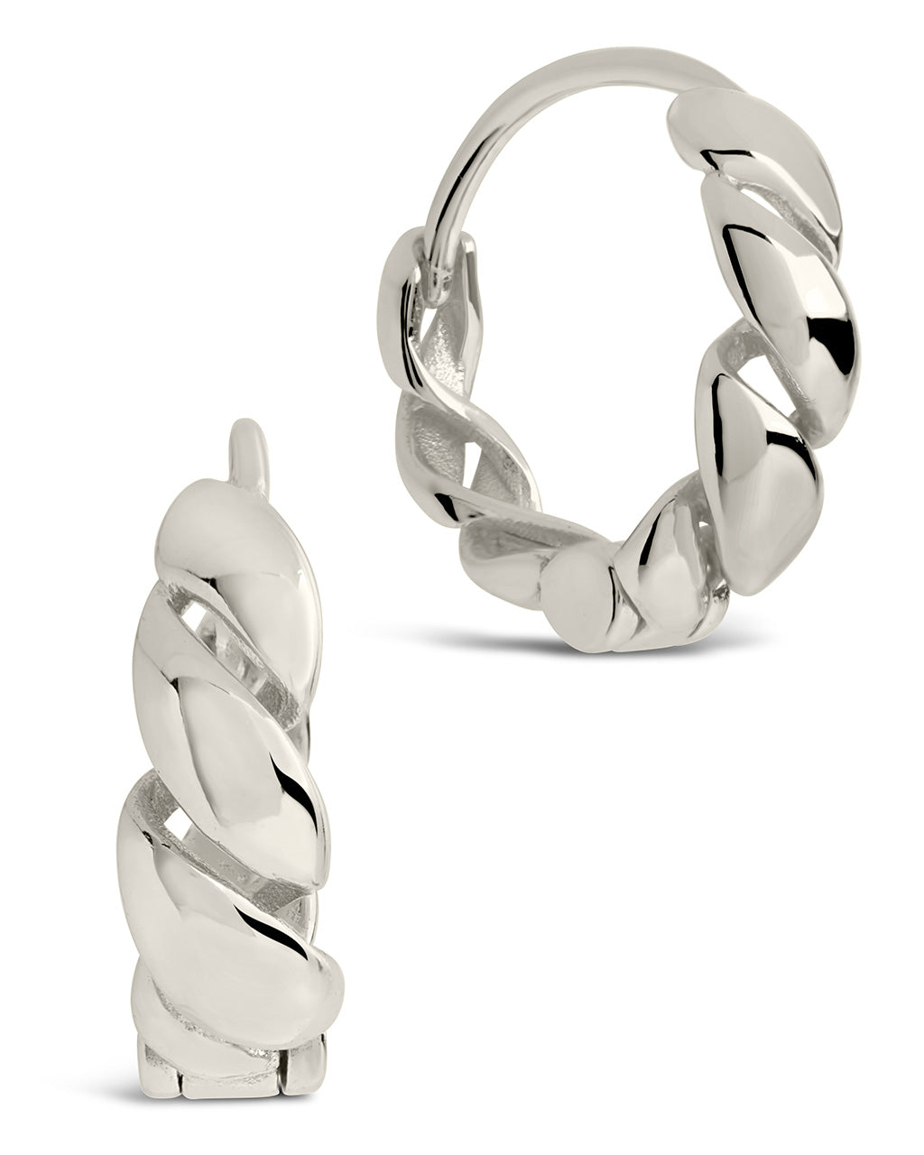 Sterling Silver Catalina Micro Hoops Earring Sterling Forever Silver 