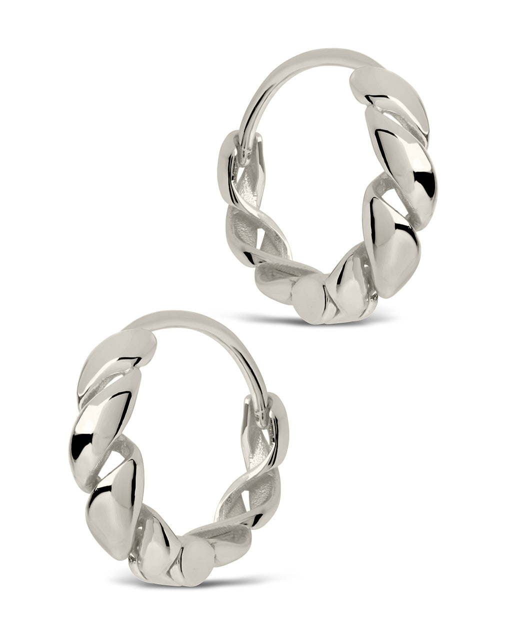 Sterling Silver Catalina Micro Hoops Earring Sterling Forever 