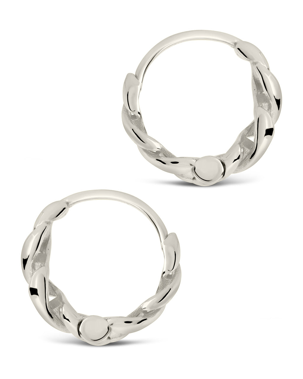 Sterling Silver Catalina Micro Hoops Earring Sterling Forever 