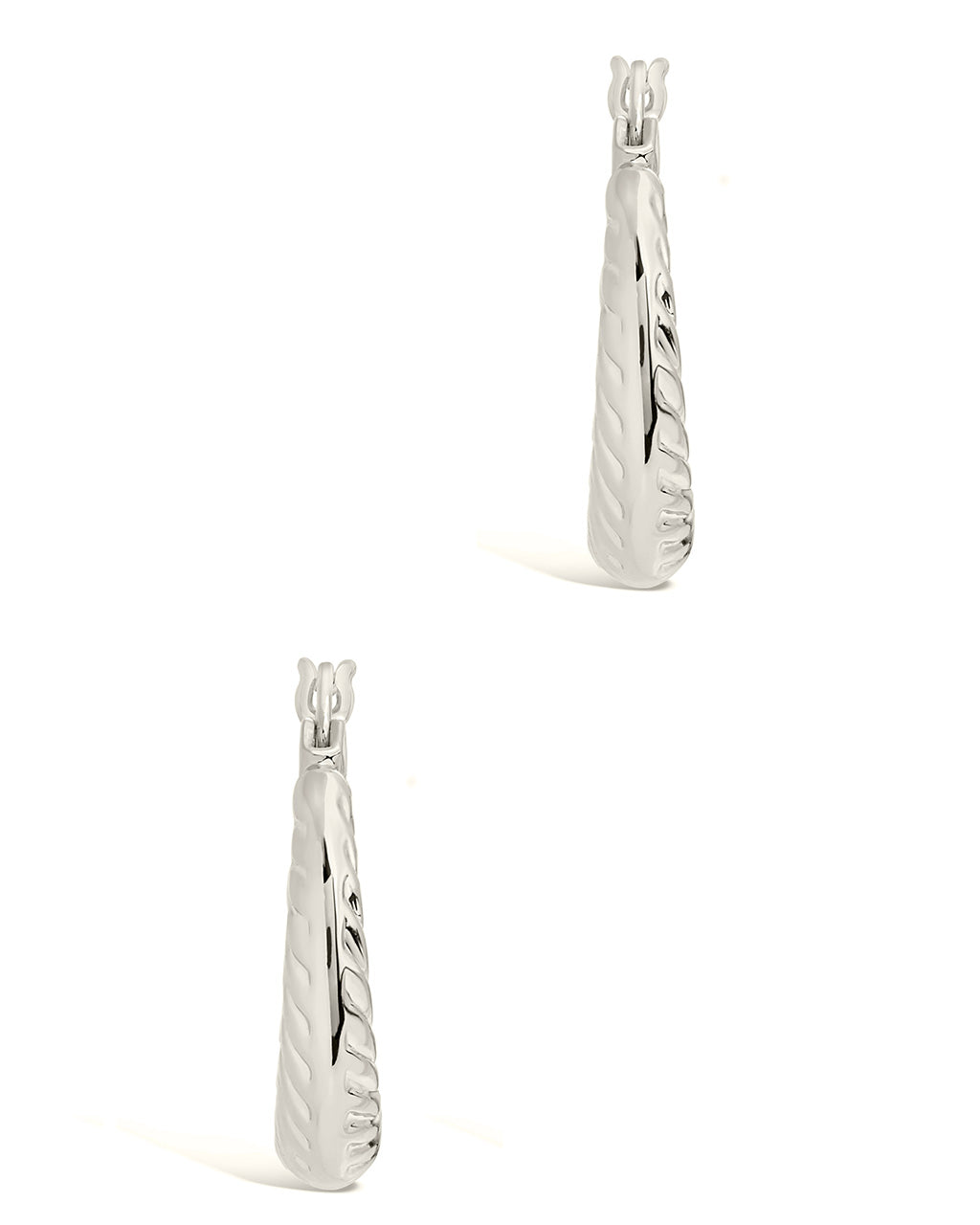 Delia Hoops Earring Sterling Forever 