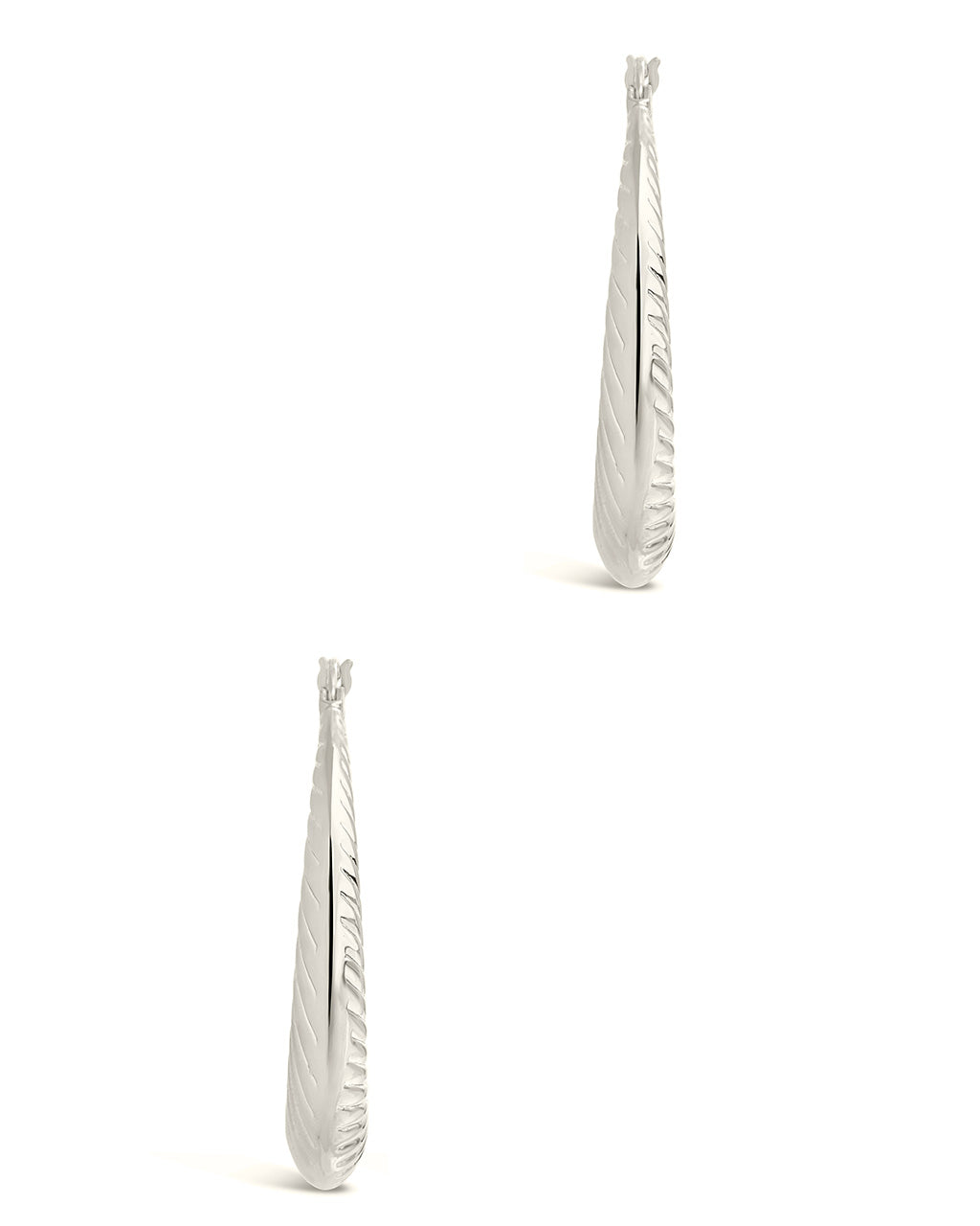 Delia Hoops Earring Sterling Forever 