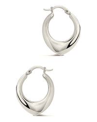 Indy Hoops Earring Sterling Forever 