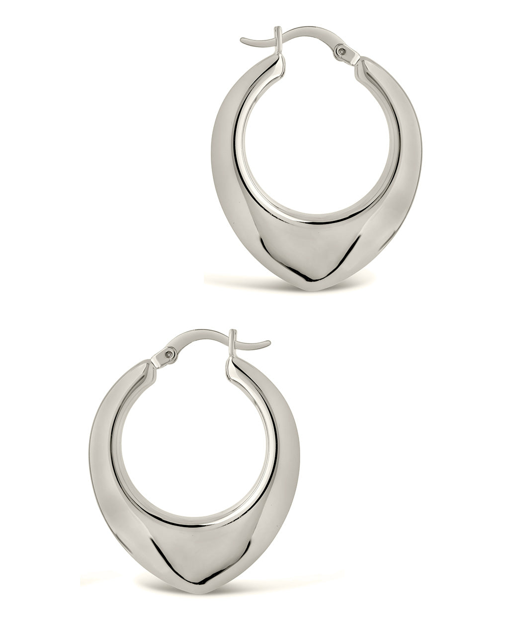 Indy Hoops Earring Sterling Forever 