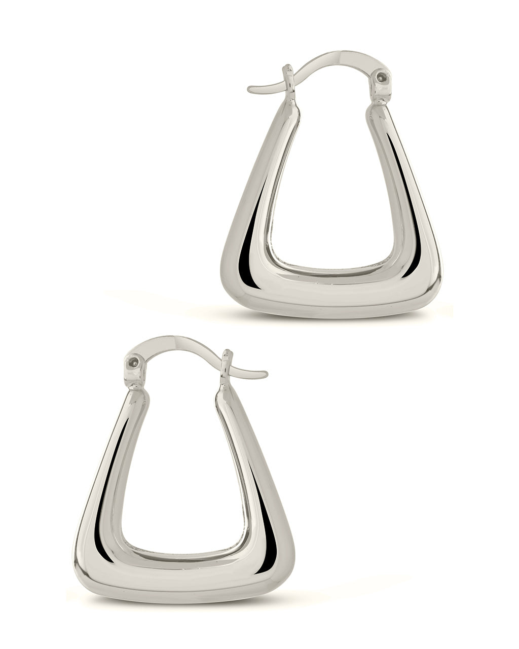 Sage Hoops Earring Sterling Forever 