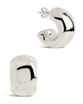 Marley Hoops Earring Sterling Forever Silver 