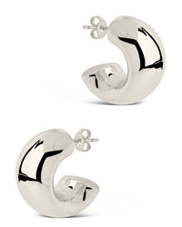 Marley Hoops Earring Sterling Forever 