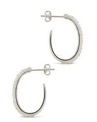 Lorna Hoops Earring Sterling Forever 