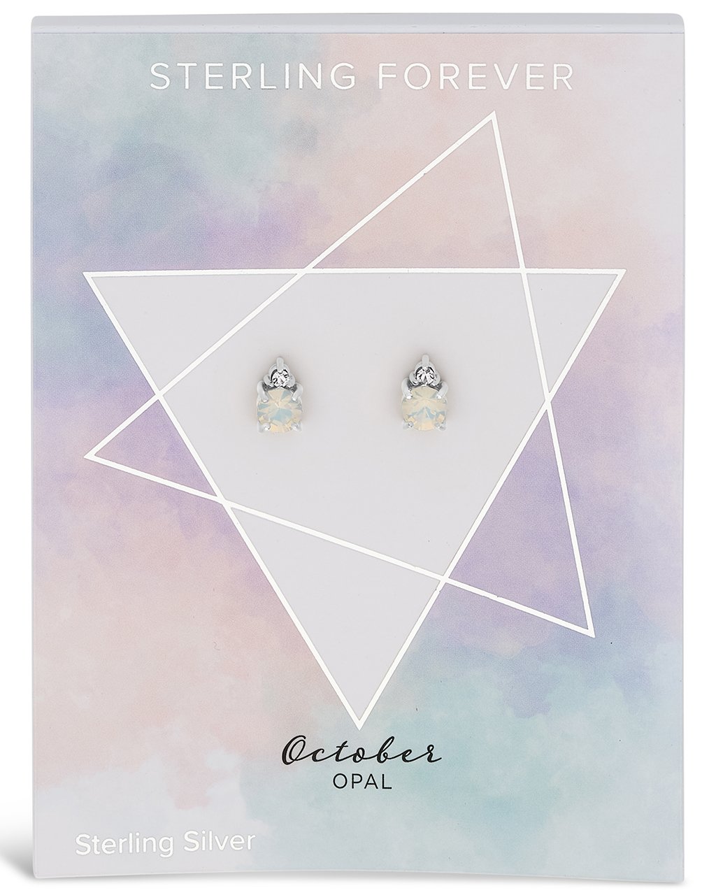 Sterling Silver Birthstone Studs Earring Sterling Forever 