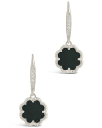 Rose Clover Short Drop Earrings Earring Sterling Forever 
